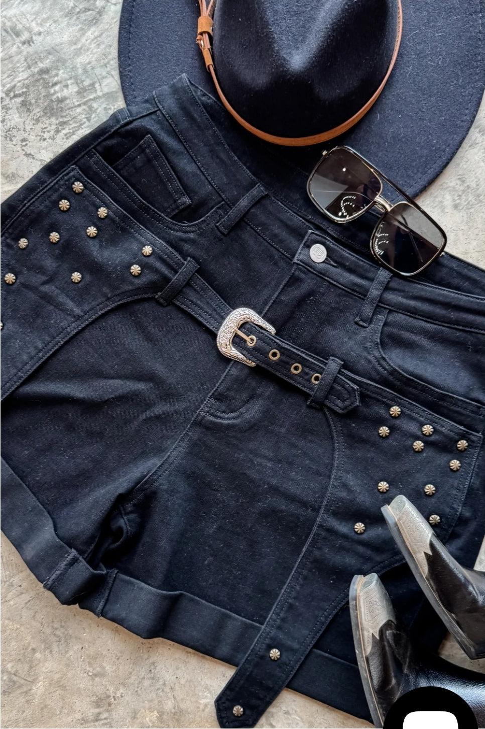 PREORDER- FESTIVAL NIGHTS BUCKLE SHORTS