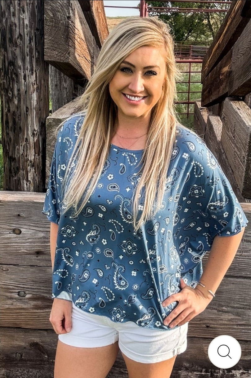 Pretty In Paisley Top