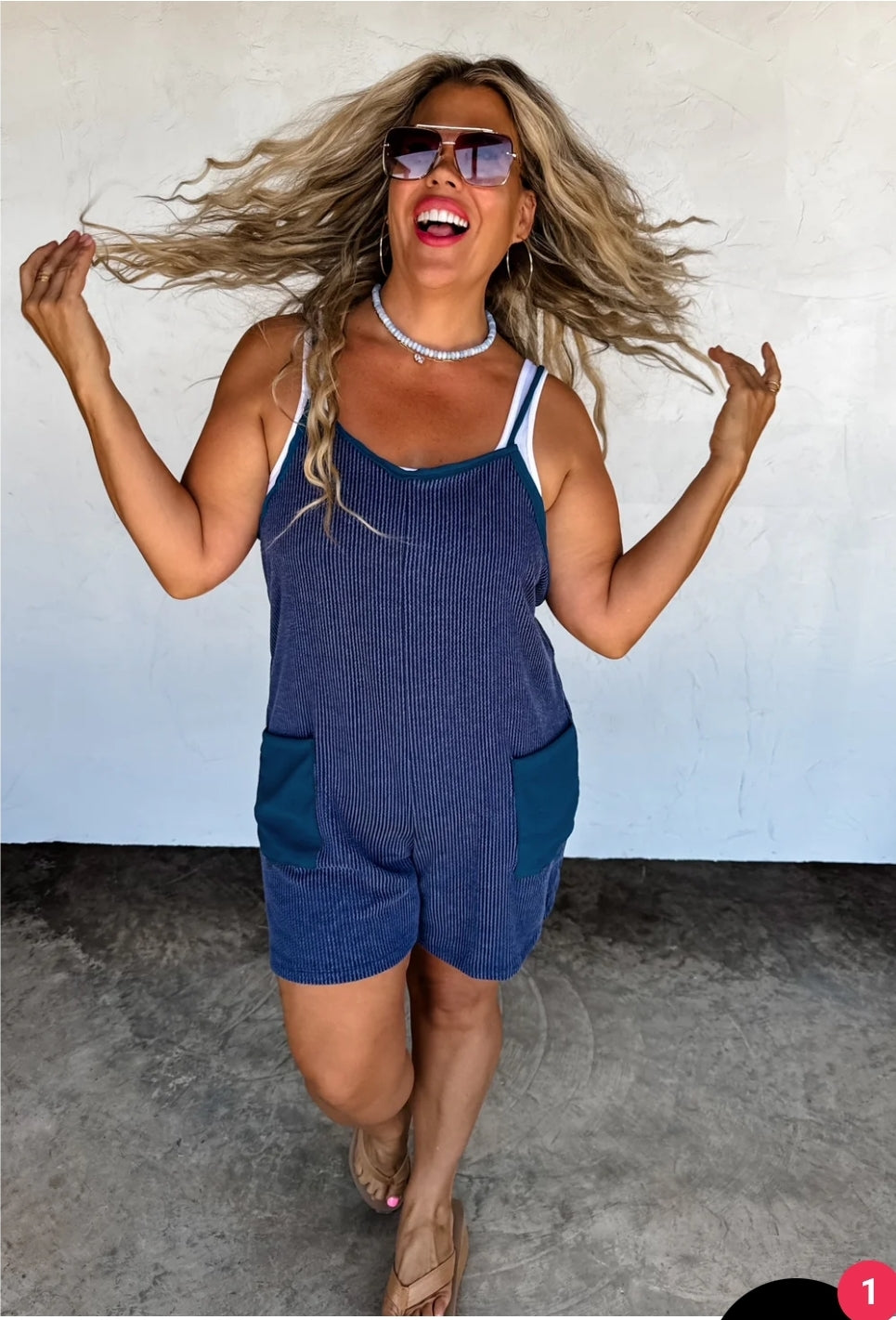 PREORDER- KINSEY RIBBED ROMPER