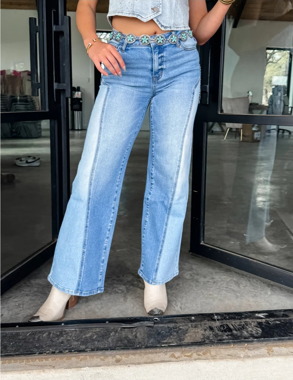 PREORDER- TRAILBLAZER TWO TONE JEANS