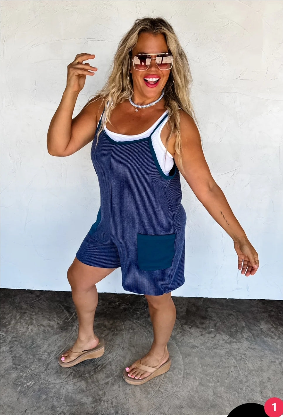 PREORDER- KINSEY RIBBED ROMPER