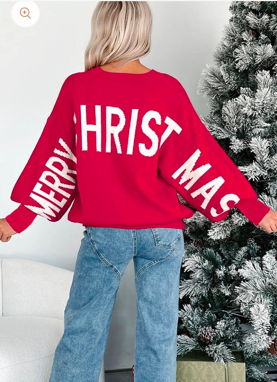 Ho Ho Ho Merry Loose Sweater