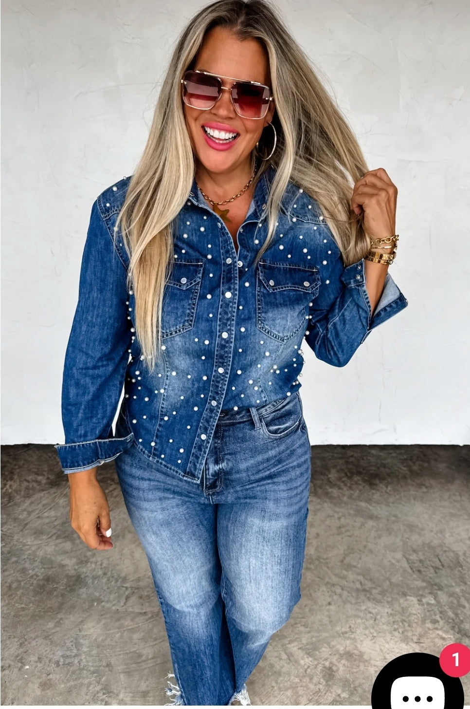 PREORDER- DOLLY DENIM TOP