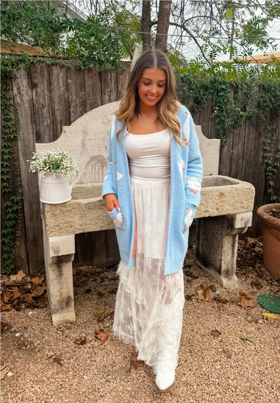 PREORDER- FARM GIRL CLOUD CARDIGAN