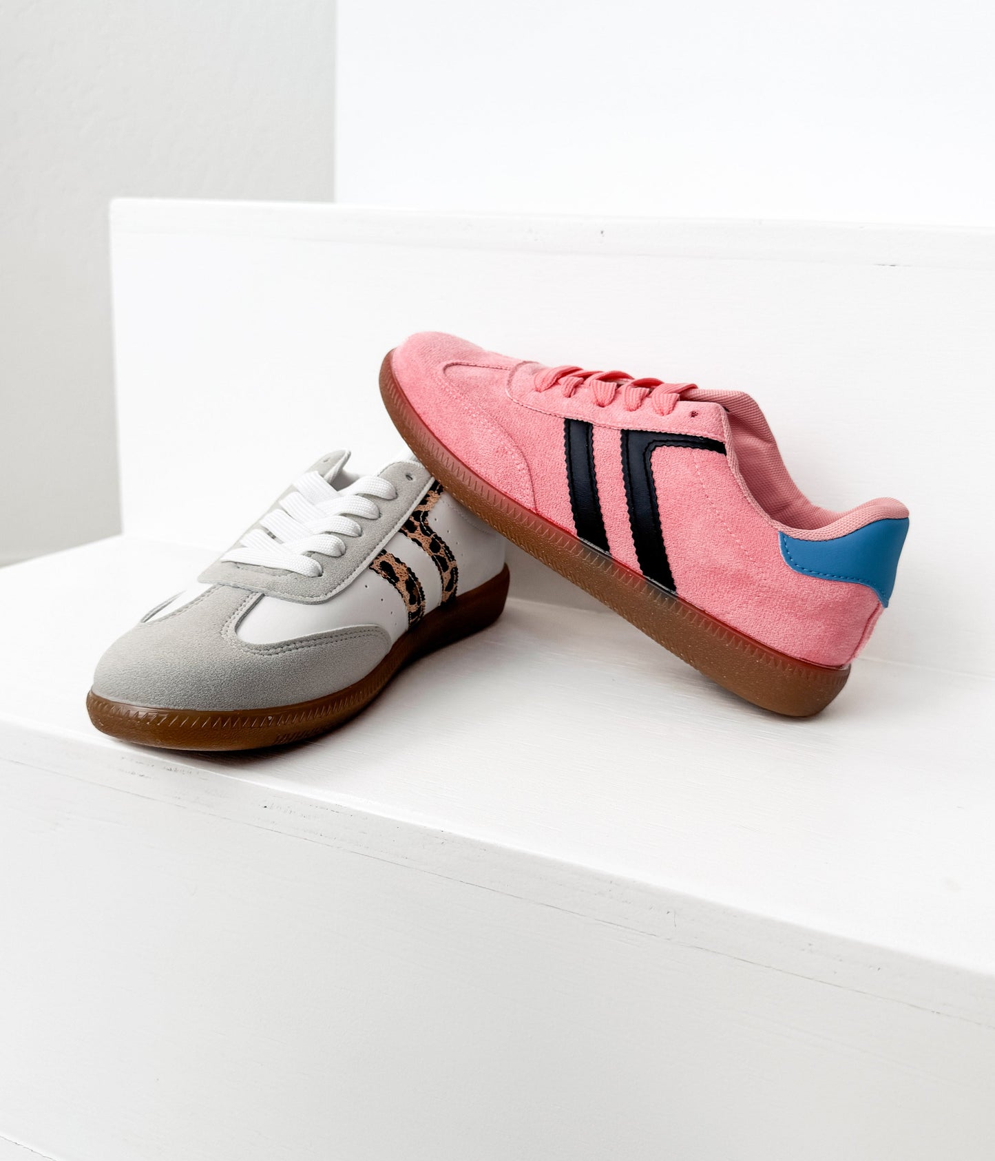 Stockholm Sneaker in Pink/Black