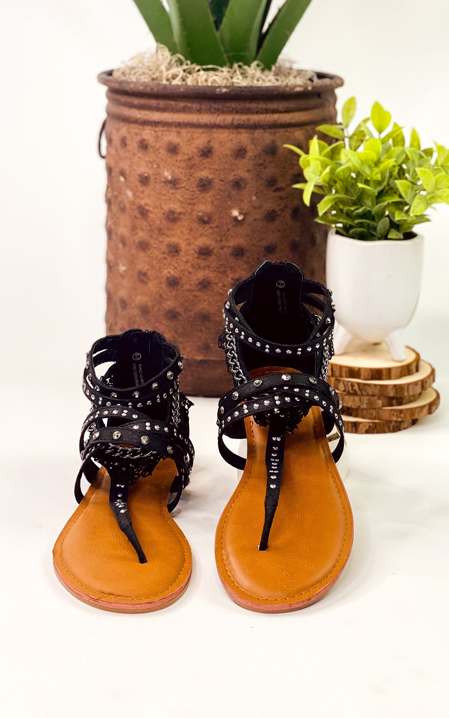 Willow Sandal in Black